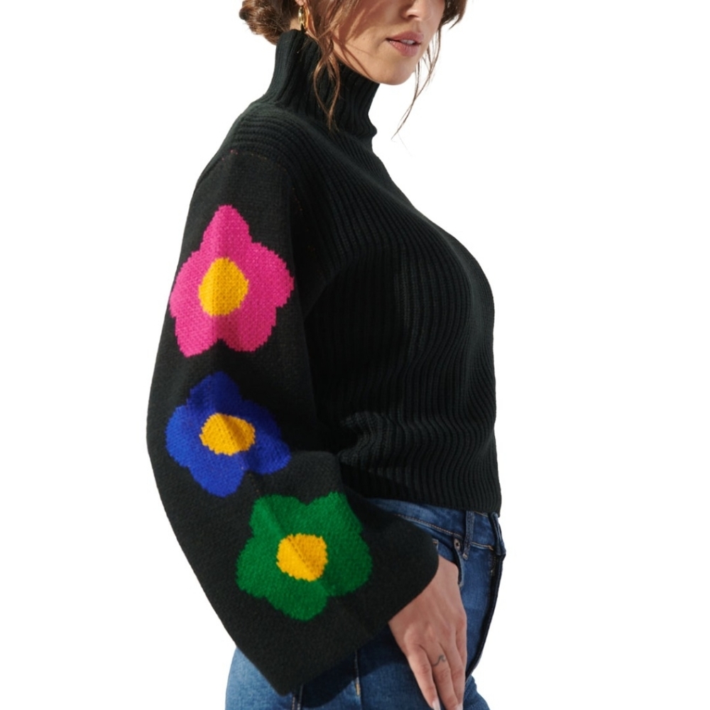 Sugarlips Honey Go Go Wide Sleeve Turtleneck Sweater (S)